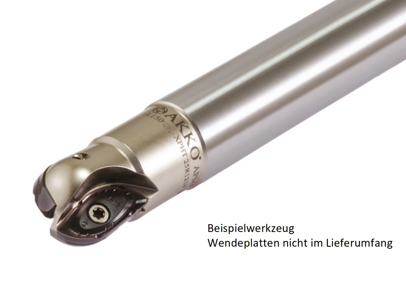 AKKO-Kugelkopierfräser für Wendeplatten, ø 20 mm, kompatibel mit ZCC XPHT 20R10T3
Schaft-ø 20, ohne Innenkühlung