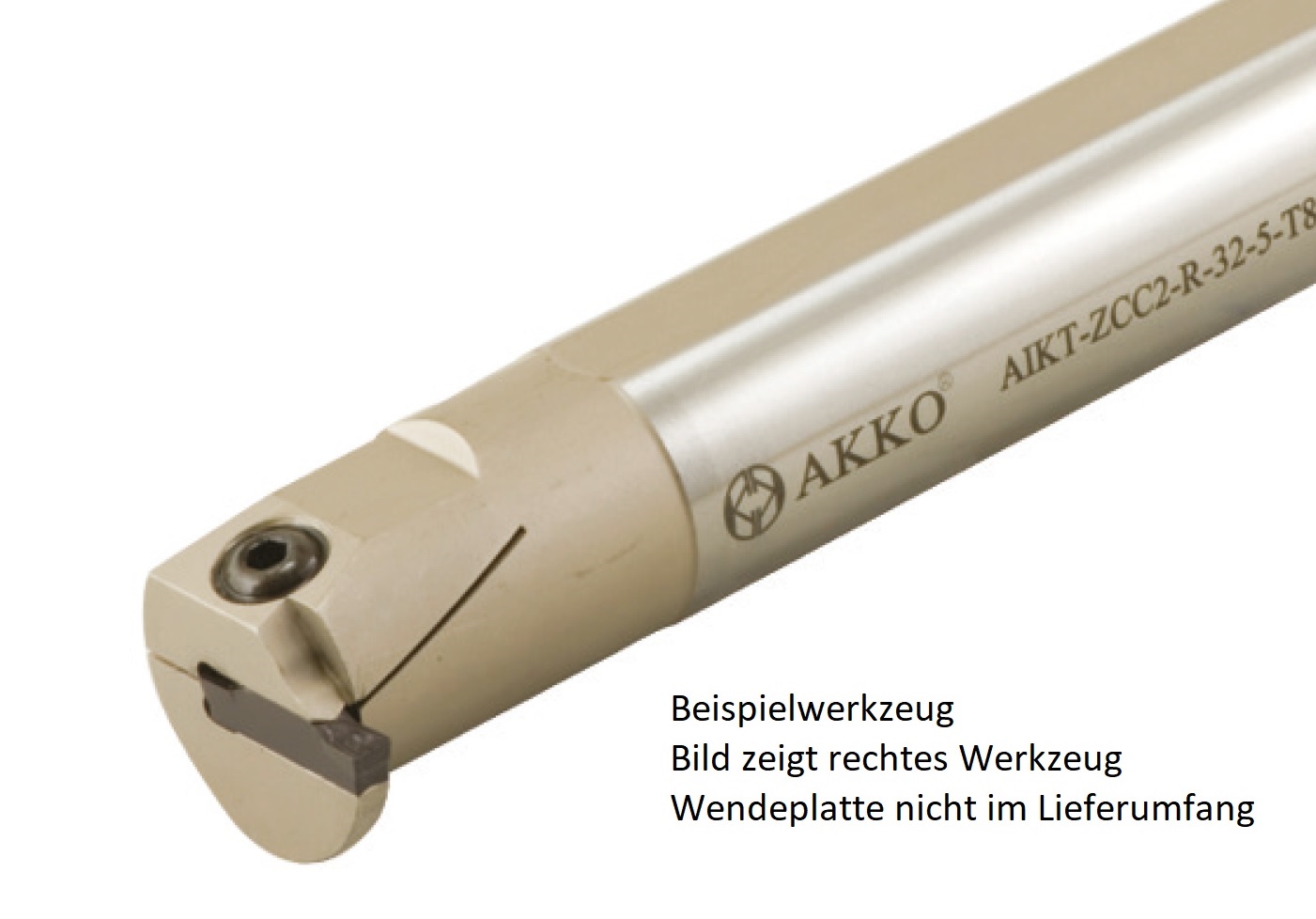 AKKO-Innen-Stechhalter, kompatibel mit ZCC-Stechplatte Z.GD-4
Schaft-ø 32, ohne Innenkühlung, rechts