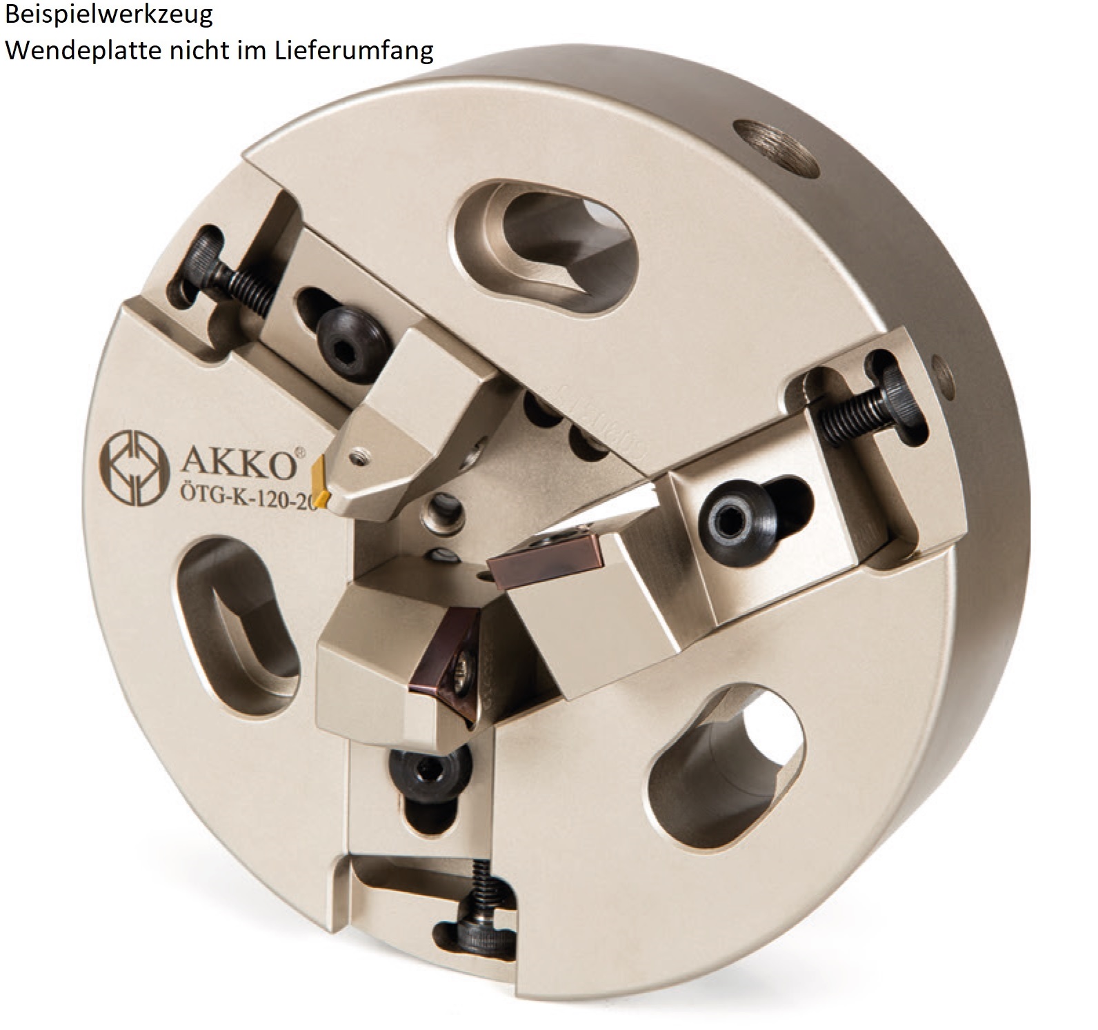 AKKO-Rohrenden-Anfaswerkzeug Dmax 38 mm, Dmin 15 mm, kompatibel mit ISO-Wendeplatte TC.. 16T3..
