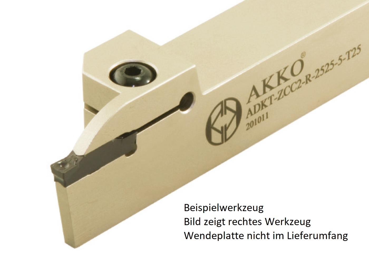 AKKO-Außen-Stechhalter, kompatibel mit ZCC-Stechplatte Z.ED-2.5
links, Schaft 16 x 16 mm