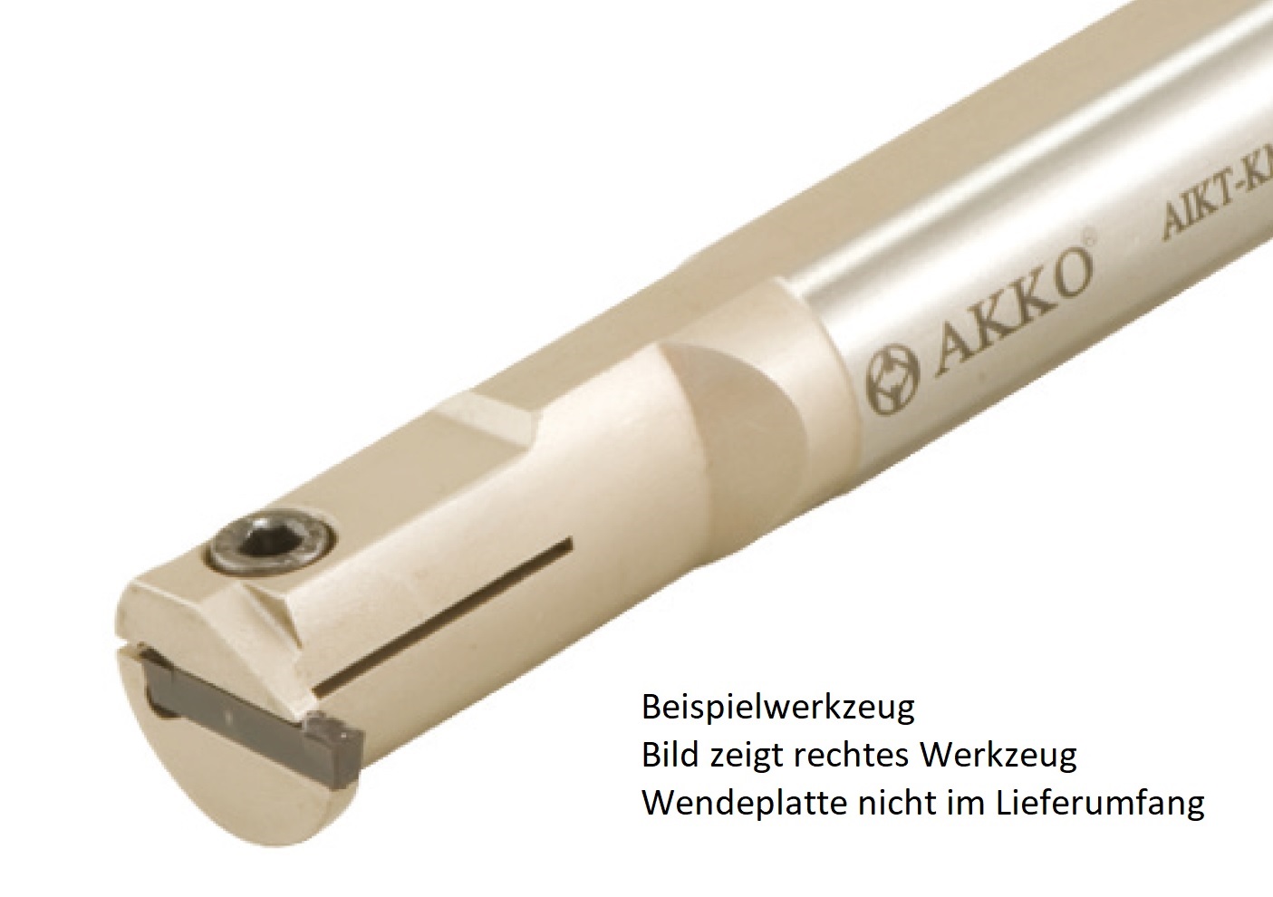 AKKO-Innen-Stechhalter, kompatibel mit Kennametal-Stechplatte A4.-3
Schaft-ø 20, ohne Innenkühlung, links