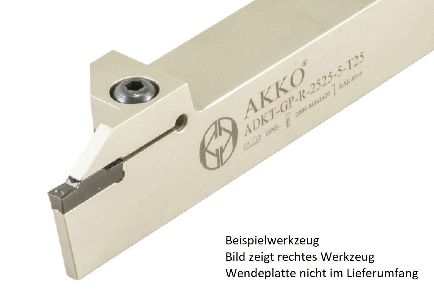 AKKO-Außen-Stechhalter, kompatibel mit Palbit-Stechplatte GP-3
links, Schaft 25 x 25 mm