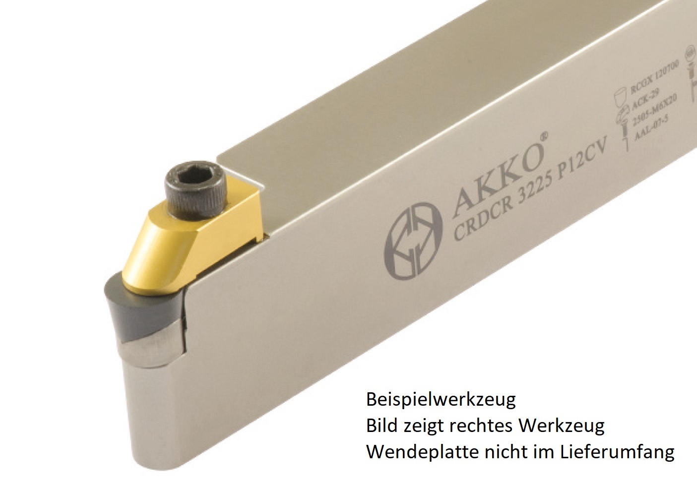 AKKO-Außen-Drehhalter C-System für RCGX 060600
rechts Schaft 32 x 25 mm