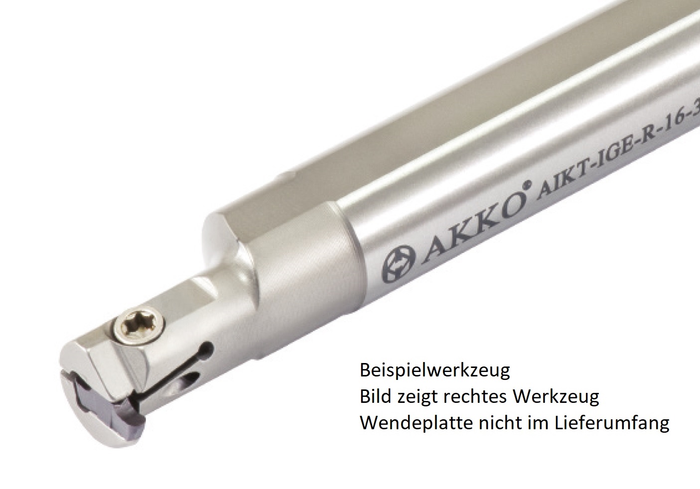 AKKO-Innen-Stechhalter, kompatibel mit Iscar-Stechplatte GEPI-2
Schaft-ø 10, mit Innenkühlung, links